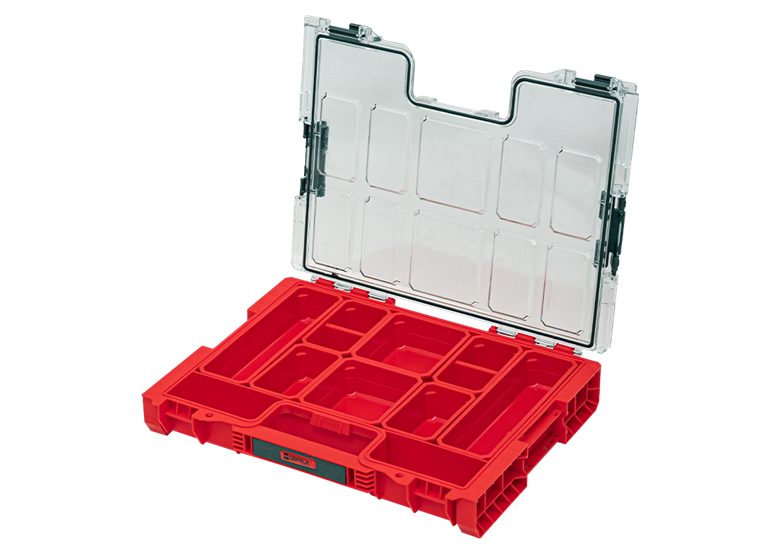 Organizer z wyjmowanymi kubełkami Qbrick System PRO ORGANIZER 200 RED Ultra HD