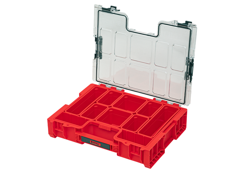 Organizer z wyjmowanymi kubełkami Qbrick System PRO ORGANIZER 300 RED Ultra HD