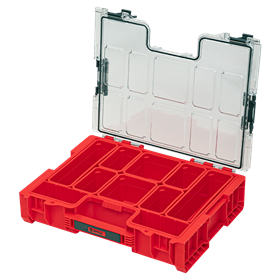 Organizer z wyjmowanymi kubełkami Qbrick System PRO ORGANIZER 300 RED Ultra HD Custom