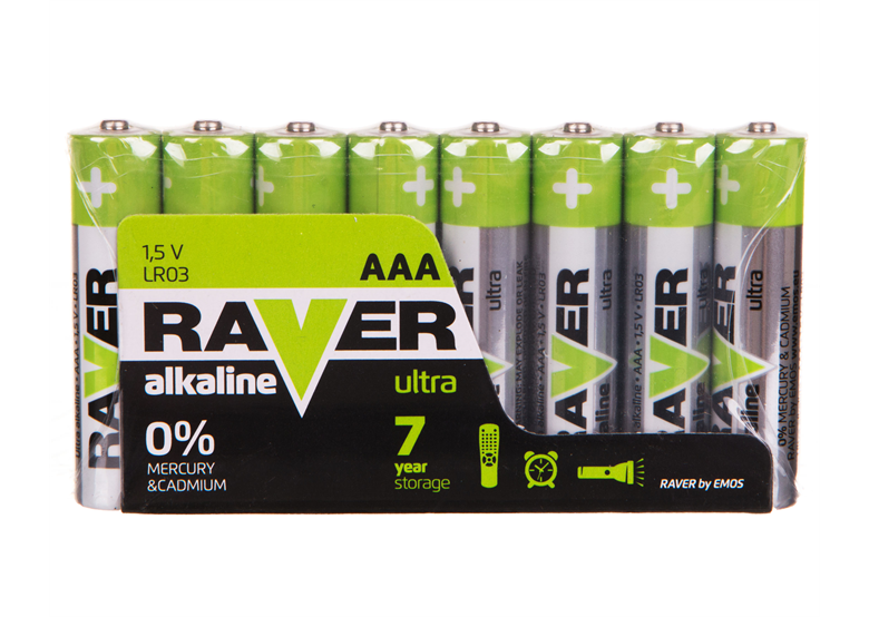 Bateria alkaliczna 8szt. Raver B79118