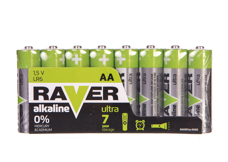 Bateria alkaliczna 8szt. Raver B79218