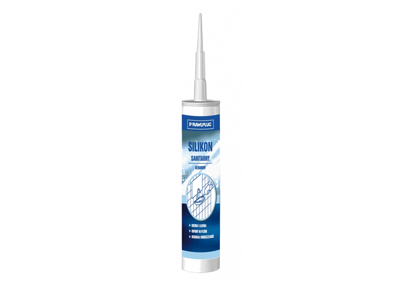 Silikon sanitarny 15szt. Rawlplug R-SL-SAN-01