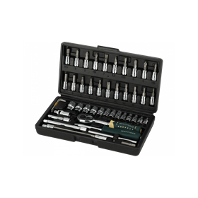 Klucze nasadowe 1/4", zestaw 46 elementów Rockforce RF-2462-5