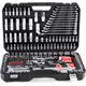 Klucze nasadowe 1/2", 3/8", 1/4", zestaw 216 elementów Rockforce RF-38841