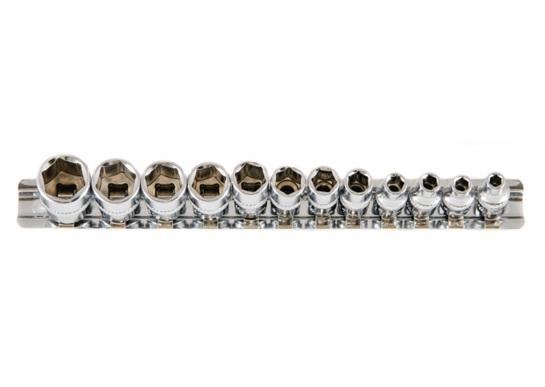 Nasadki 6 kątne 1/4" 4-14mm (12szt) Rooks 01.4615