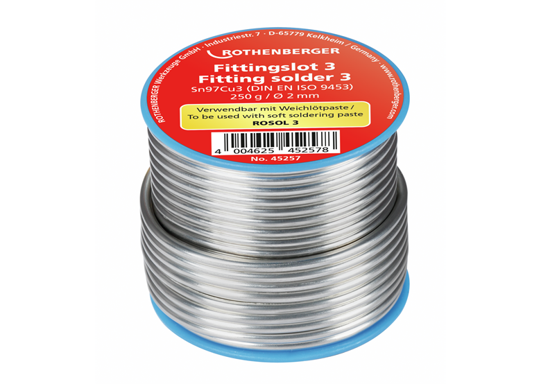 Lut miękki 3, 3mm Rothenberger 45255