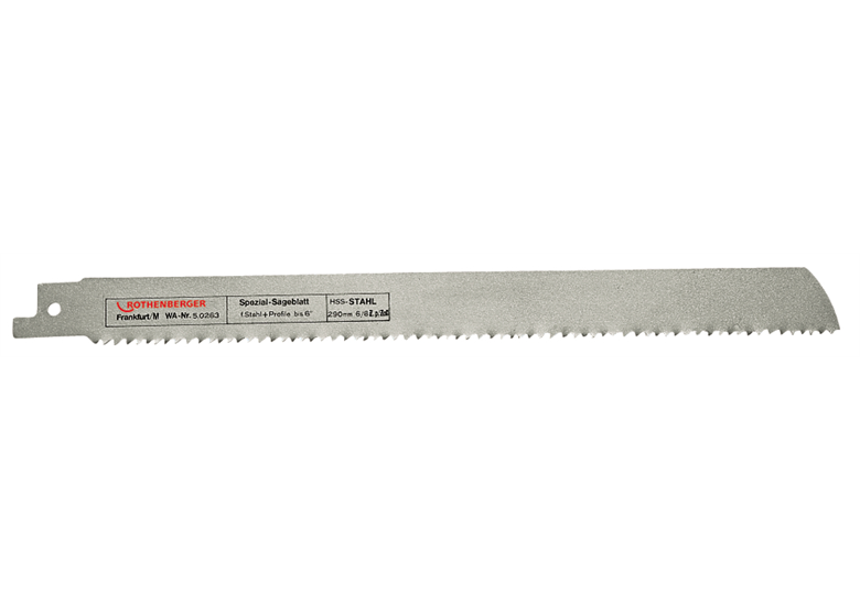 Brzeszczot do rur HSS, 290x25x1,6mm Rothenberger 50263