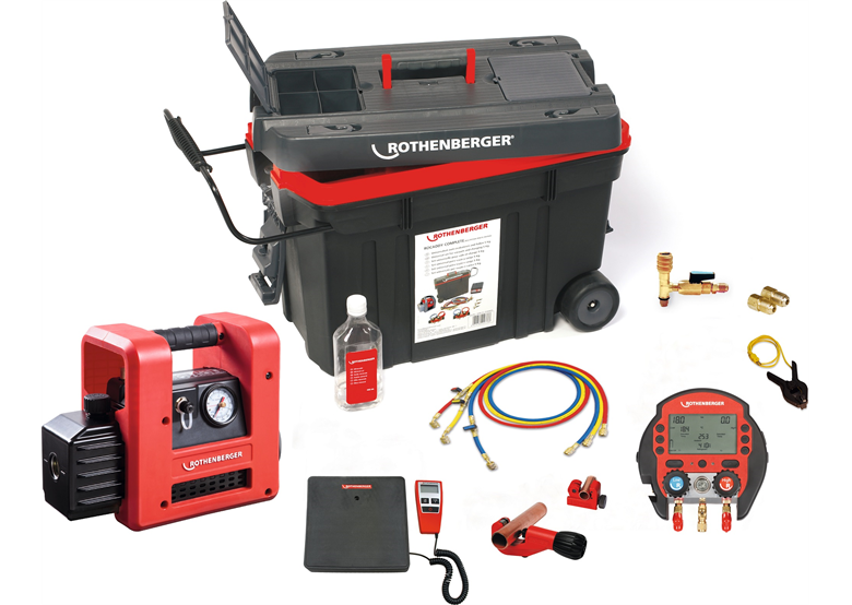 Zestaw do klimatyzacji, cyfrowy Rothenberger ROCADDY 120 R32