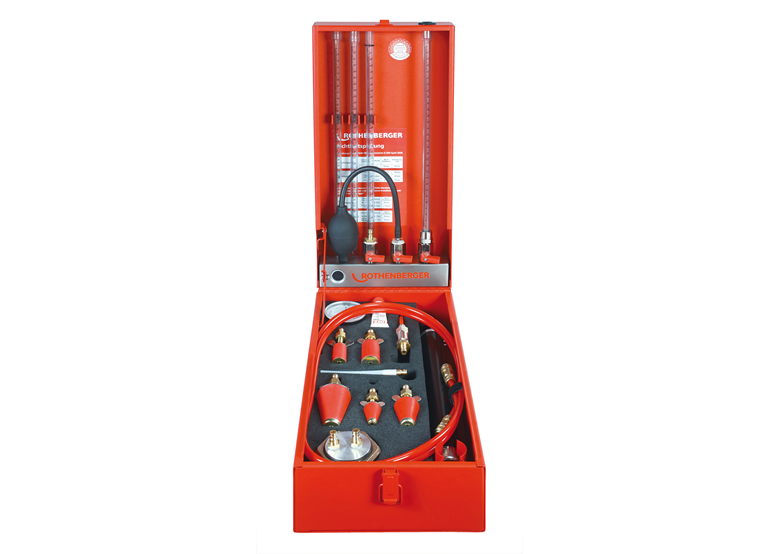 Tester szczelności z zaślepką zasilającą Rothenberger ROTEST GW 150/4