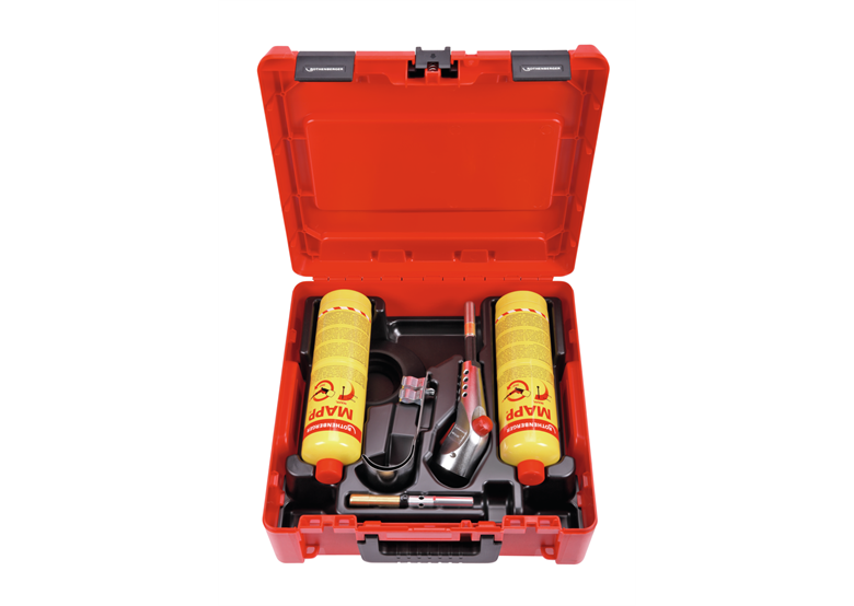 Palnik, 7/16"-EU, wersja językowa C, MAPP Gas 2018 Rothenberger SUPER FIRE 3 HOT BOX