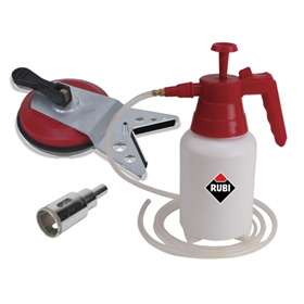 Zestaw wiertło 35 mm + prowadnica multidrill + zbiornik Rubi 50921