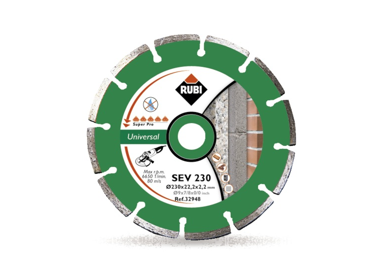 Tarcza segmentowa SEV230 22,2mm Rubi S230/22,2mm