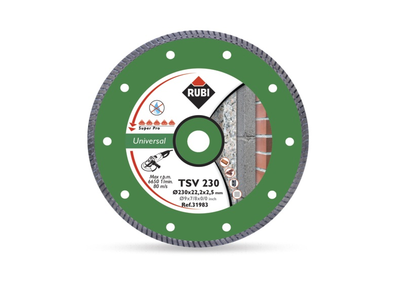 Tarcza diamentowa turbo typ T 115mm Rubi T115/22,2mm