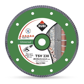 Tarcza turbo T230 22,2mm Rubi T230/22,2mm NA SUCHO
