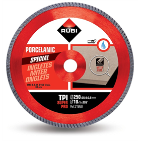 Tarcza diamentowa 250x25,4mm Rubi TPI 250 SUPERPRO