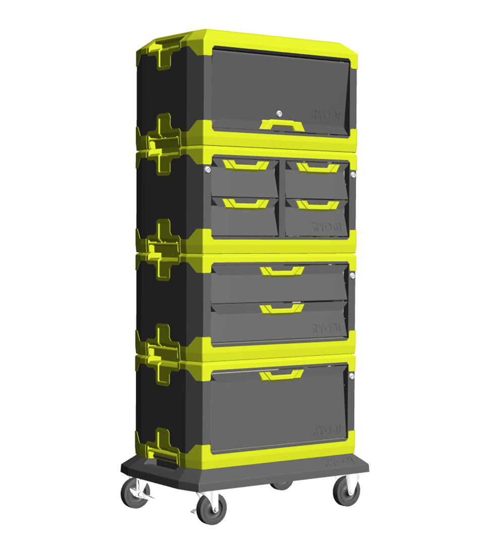 Skrzynie modułowe z szufladami Ryobi Modular Storage Box Narzedzia.pl