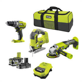 Zestaw elektronarzędzi 18V Ryobi ONE+ R18CK3C-252S 1x5.0Ah, 1x2.0Ah