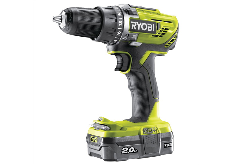 Wiertarko-wkrętarka Ryobi ONE+ R18DD3-120S 1x2,0Ah