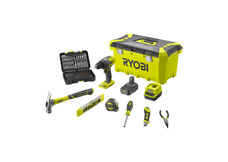 Wiertarko-wkrętarka Ryobi ONE+ R18DD3-120TAH 1x2,0Ah