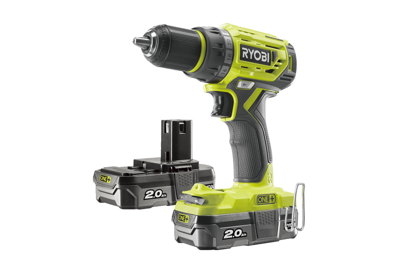 Wiertarko-wkrętarka Ryobi ONE+ R18DD7-220S 2x2,0Ah