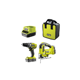 Zestaw elektronarzędzi 18V Ryobi ONE+ R18DDJS-220S 2x2.0Ah