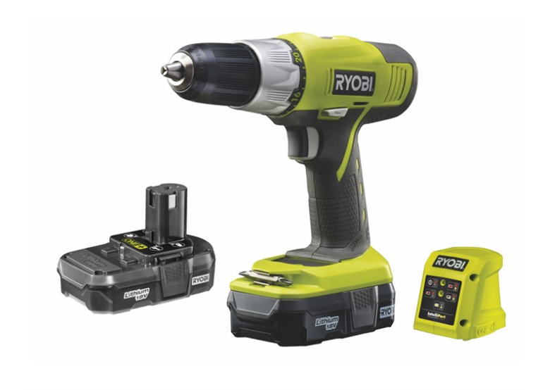 Wiertarko-wkrętarka Ryobi ONE+ R18DDP-LL13G