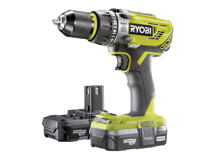 Wiertarko-wkrętarka udarowa Ryobi ONE+ R18PD3-213G