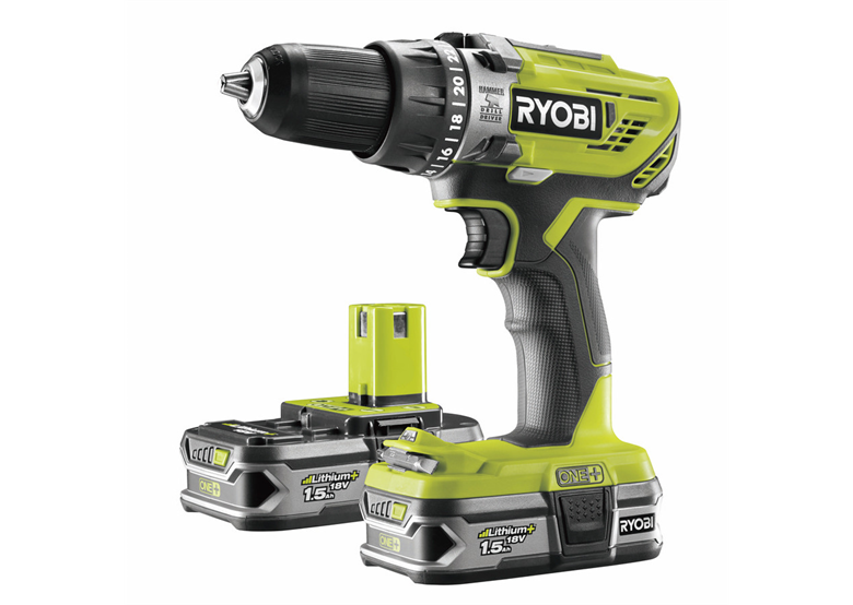 Wiertarko-wkrętarka Ryobi ONE+ R18PD3-215S