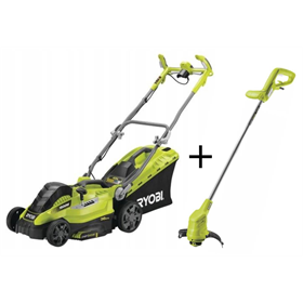 Kosiarka elektryczna Ryobi RLM15E36H + Podkaszarka elektryczna Ryobi RLT3525_P