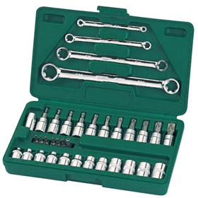Zestaw 35-części TORX 1/4" i 3/8" Sata 09010