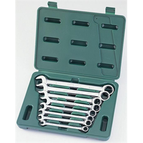 Zestaw 8 kluczy płasko-oczkowych z grzechotką Gearwrench Sata 09079