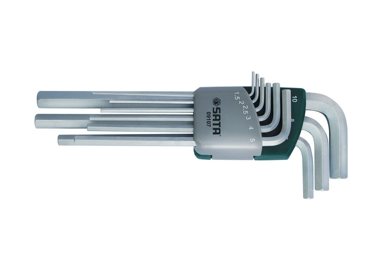 Zestaw 9 kluczy trzpieniowych "l" 6-kąt dł. Sata ST09107ASJ