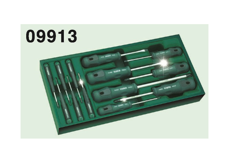 Zestaw 13 wkrętaków Sata ST09913SJ