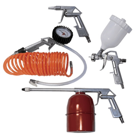 Zestaw osprzętu pneumatycznego 5szt. Scheppach SCH3906101704