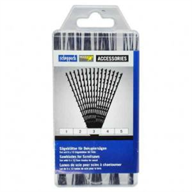 Zestaw brzeszczotów do DECO-FLEX 5x12szt. Scheppach SCH88000010