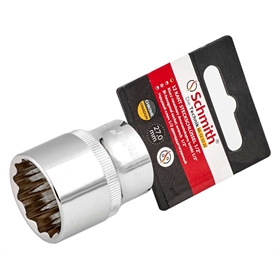 Klucz nasadowy dwunastokątny krótki 1/2" 32mm Schmith NS-12-12-32