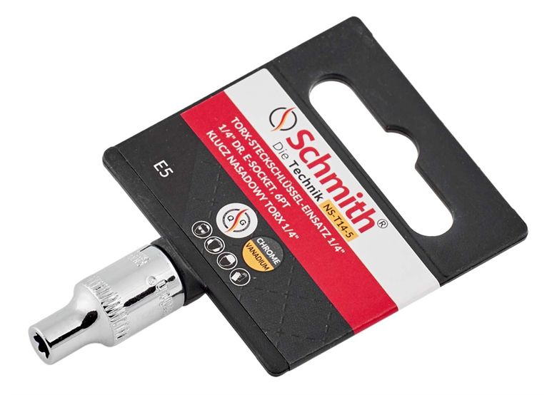 Klucz nasadowy Torx 1/4" E8 Schmith NS-T14-8