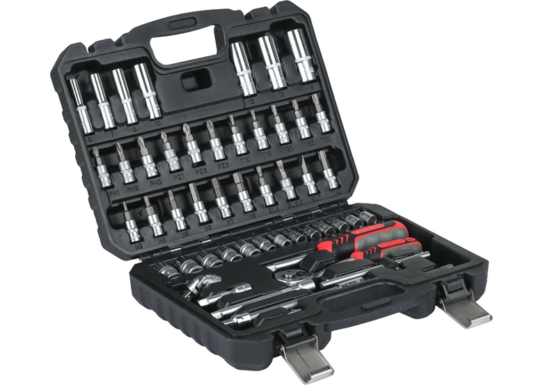 Klucze nasadowe 1/4" 53 elementów Schmith SCH01Z01053