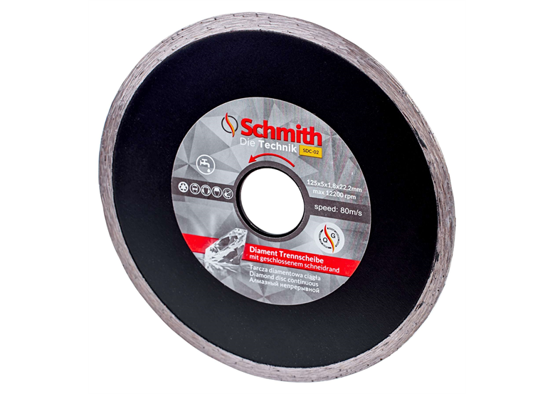 Tarcza diamentowa ciągła 115mm Schmith SDC-01