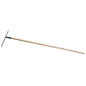 Grabie spawane z drewnianym trzonkiem 16 zębów Schmith SG-G16.