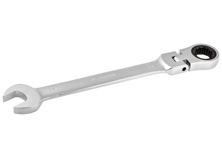 Klucz płasko-oczkowy z grzechotką łamany 24mm Schmith SKGL-24