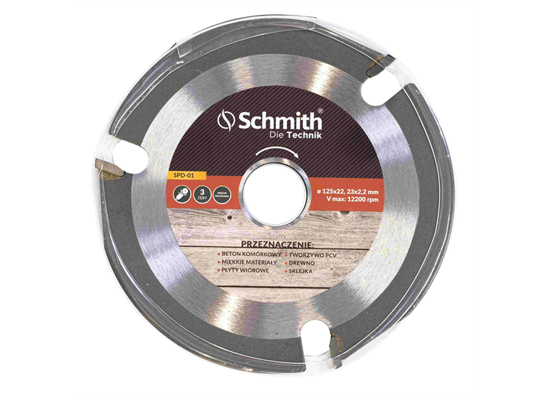 Tarcza do cięcia drewna 125mm Schmith SPD-01