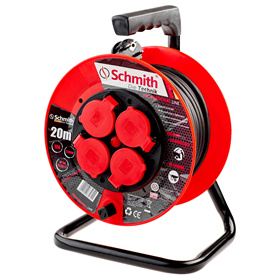 Przedłużacz bębnowy prof. line, przewód 3x2,5mm, 20m Schmith SPPL-3-20