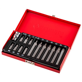 Zestaw bitów torx z uchwytem 15szt. Schmith SQBT-06