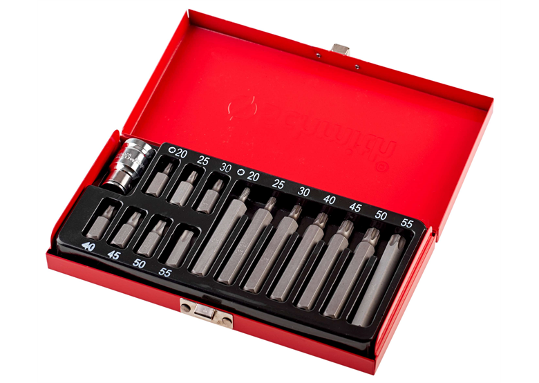 Zestaw bitów torx z uchwytem 15szt. Schmith SQBT-06