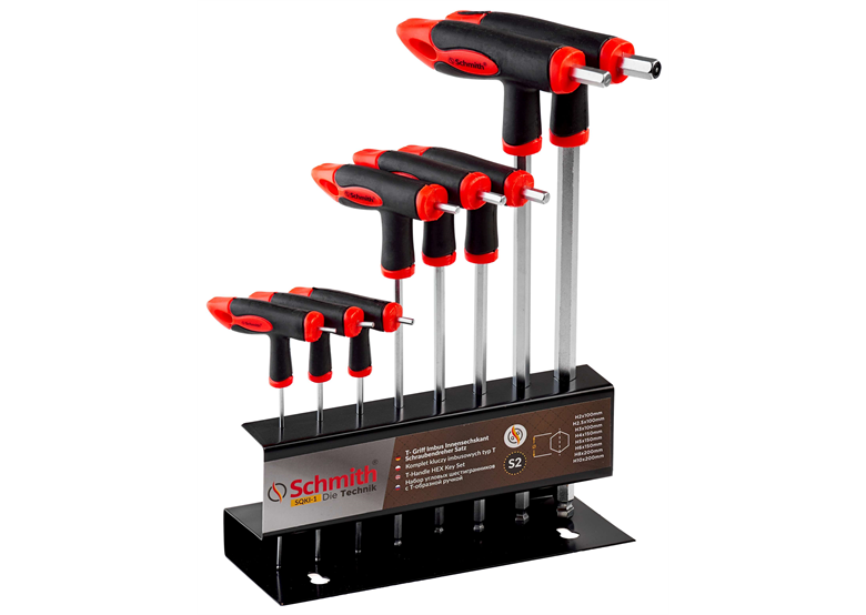 Komplet kluczy imbusowych typ t 8 szt Schmith SQKI-1