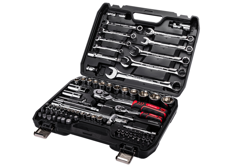 Zestaw kluczy nasadowych 82 szt.  Schmith SQN-82