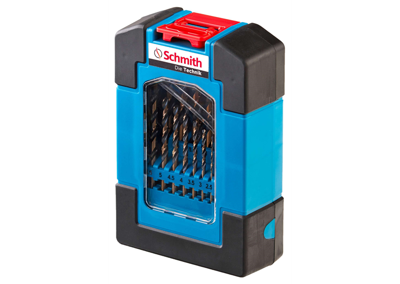 Zestaw wierteł do metalu HSS pro 19szt. Schmith SQWMP-01