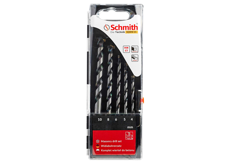Zestaw wierteł do betonu 5szt. Schmith SQWW-01