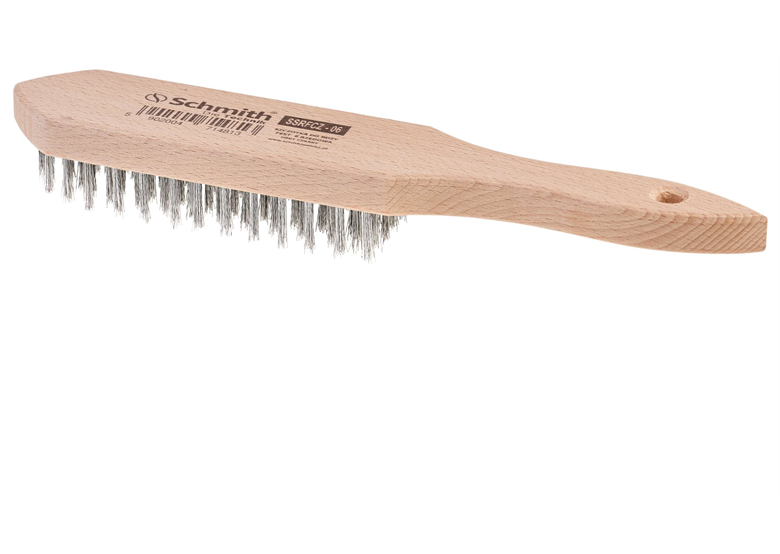 Szczotka do rdzy fest drut czarny 6-rzędowa Schmith SSRFCZ-06